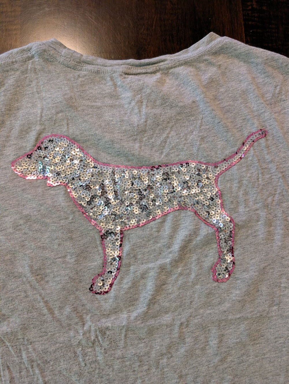 Victoria's Secret PINK Sequin T-shirt